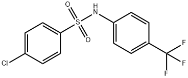 4-氯-N-(4-(三氟甲基)苯基)苯磺酰胺, 107491-59-8, 结构式