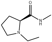 (S)-1-乙基-N-甲基吡咯烷-2-甲酰胺, 107599-38-2, 结构式