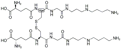 N1-GLUTATHIONYL-SPERMIDINE DISULFIDE, 108081-77-2, 结构式