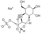 3-O-(3,6-脱水-ALPHA-D-吡喃半乳糖基)-D-吡喃半乳糖 4-(硫酸氢酯)单钠盐, 108321-76-2, 结构式