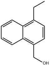 4-乙基-1-萘甲醇, 108368-96-3, 结构式