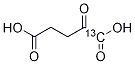 2-酮戊二酸-1-13C, 108395-15-9, 结构式