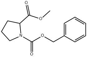 1-CBZ-吡咯烷-2-甲酸甲酯, 108645-62-1, 结构式