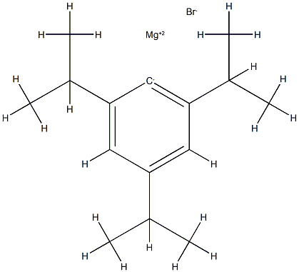 2,4,6-三异丙基苯基溴化镁, 108894-99-1, 结构式