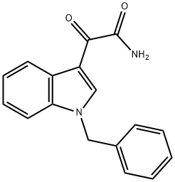 2-(1-苄基-1H-吲哚-3-基)-2-氧代乙酰胺, 108977-91-9, 结构式