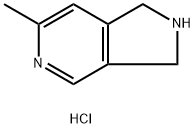 6-甲基-2,3-二氢-1H-吡咯并[3,4-C]吡啶二盐酸盐, 108989-52-2, 结构式