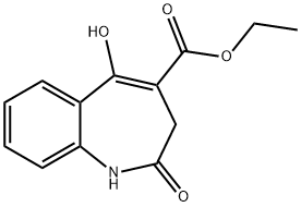 5-HYDROXY-2-OXO-2,3-DIHYDRO-1H-[1]BENZAZEPHE-4-CARBOXYLIC ACID ETHYL ESTER, 108993-98-2, 结构式