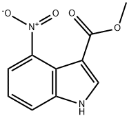 1H-Indole-3-carboxylic acid, 4-nitro-, Methyl ester, 109175-08-8, 结构式