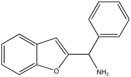 苯并呋喃-2-基(苯基)甲胺, 109194-12-9, 结构式