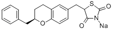 ENGLITAZONE SODIUM, 109229-57-4, 结构式