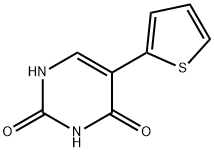 5-(噻吩-2-基)嘧啶-2,4-二醇, 109299-90-3, 结构式