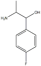2-amino-1-(4-fluorophenyl)propan-1-ol, 109515-15-3, 结构式