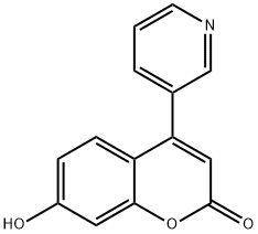 7-羟基-4-(3-吡啶)香豆素, 109512-76-7, 结构式
