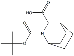 (S)-2-(叔丁氧羰基)-2-氮杂双环[2.2.2]辛烷-3-羧酸, 109523-16-2, 结构式