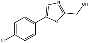 5-(4-氯苯基)-1,3-噁唑-2-基]甲醇, 109544-14-1, 结构式