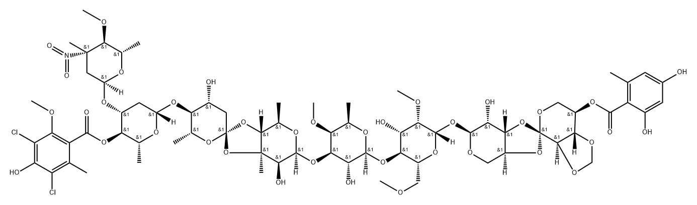EVERNIMICIN, 109545-84-8, 结构式