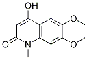 2(1H)-喹啉酮, 4-羟基-6,7-二甲氧基-1-甲基-, 109549-03-3, 结构式