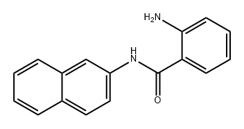 2-氨基-N-(萘-2-基)苯甲酰胺, 109554-22-5, 结构式