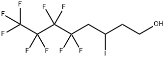 5,5,6,6,7,7,8,8,8-九氟-3-碘辛烷-1-醇, 109574-81-4, 结构式