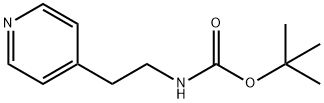 N-[2-(吡啶-4-基)乙基]氨基甲酸叔丁酯, 109573-05-9, 结构式