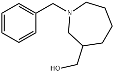 1-苄基氮杂环庚烷-3-甲醇, 109887-33-4, 结构式