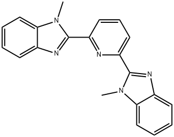 2,6-双(N-甲基苯并咪唑-2-)吡啶, 112362-30-8, 结构式