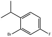 2-溴-4-氟-1-异丙苯, 112611-88-8, 结构式