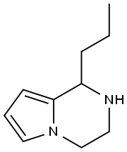 1-丙基-1,2,3,4-四氢-吡咯并[1,2-A]吡嗪, 112758-86-8, 结构式