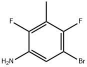 5-溴-2,4-二氟-3-甲基苯胺, 112822-79-4, 结构式