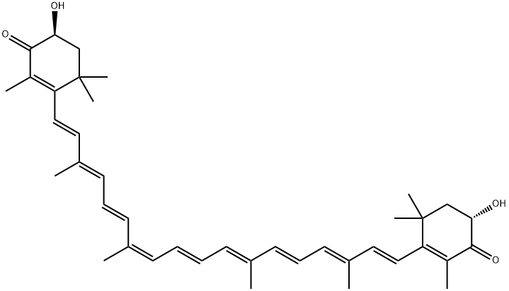 13-CIS-ASTAXANTHIN, 113085-05-5, 结构式