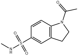 1-乙酰基-N-甲基吲哚-5-磺酰胺, 113162-45-1, 结构式