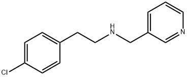 2-(4-氯苯基)-N-(吡啶-3-基甲基)乙-1-胺, 113248-68-3, 结构式