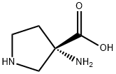 S-3-氨基-3-吡咯烷甲酸, 113473-30-6, 结构式