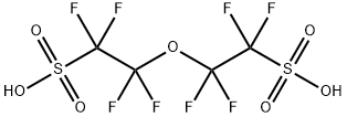 Perfluoro-3-oxapentan-1,5-disulfo<i></i>nic acid hexahydrate, 113507-84-9, 结构式