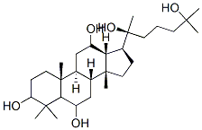 25(S)-羟基原人参三醇, 113539-03-0, 结构式