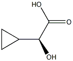 (2S)-2-环丙基-2-羟基乙酸, 113686-28-5, 结构式