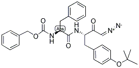 Z-PHE-TYR(TBU)-DIAZOMETHYLKETONE, 114014-15-2, 结构式