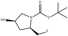 (2R,4R)-N-Boc-2-氟甲基-4-羟基吡咯烷, 114676-97-0, 结构式