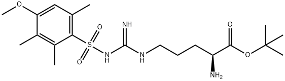 H-ARG(MTR)-OTBU, 115608-61-2, 结构式
