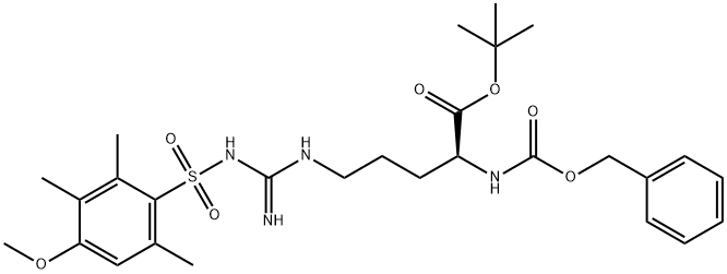 Z-ARG(MTR)-OTBU, 115608-60-1, 结构式