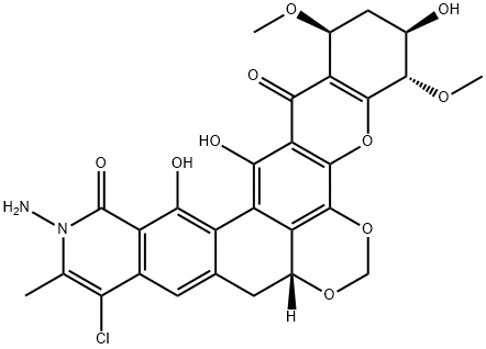 游动放线菌酮 A, 115655-86-2, 结构式