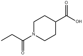 1-丙酰4-哌啶甲酸, 117705-17-6, 结构式