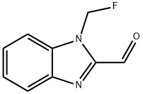 1-(氟甲基)-1H-苯并咪唑-2-甲醛, 118469-08-2, 结构式