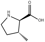 (2R,3R)-3-甲基吡咯烷-2-甲酸, 118758-47-7, 结构式
