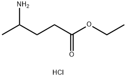 4-氨基戊酸乙酯盐酸盐, 119396-97-3, 结构式