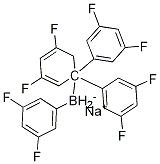 四(3,5-二氟苯基)硼酸钠, 119861-51-7, 结构式