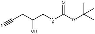 N-(3-氰基-2-羟丙基)氨基甲酸叔丁酯, 120245-01-4, 结构式