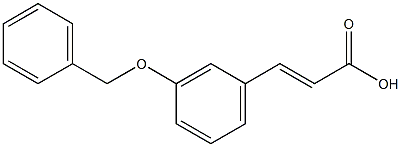 3 - 苄氧基肉桂酸, 122024-75-3, 结构式