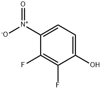 2,3-二氟-4-硝基苯酚, 123173-60-4, 结构式
