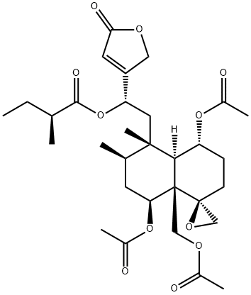 大籽筋骨草素B, 123313-59-7, 结构式